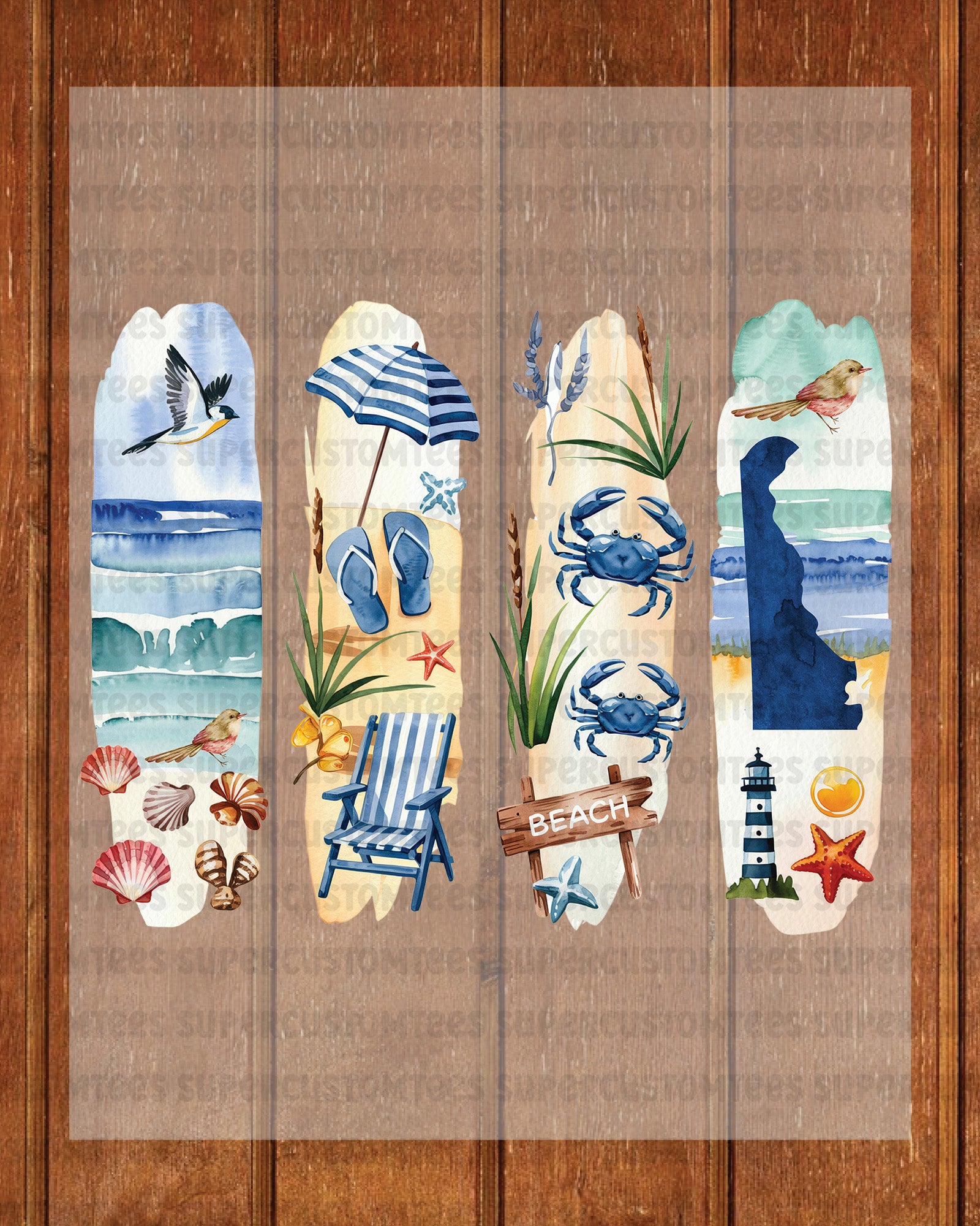 Delaware DTF Transfer Ready to Press