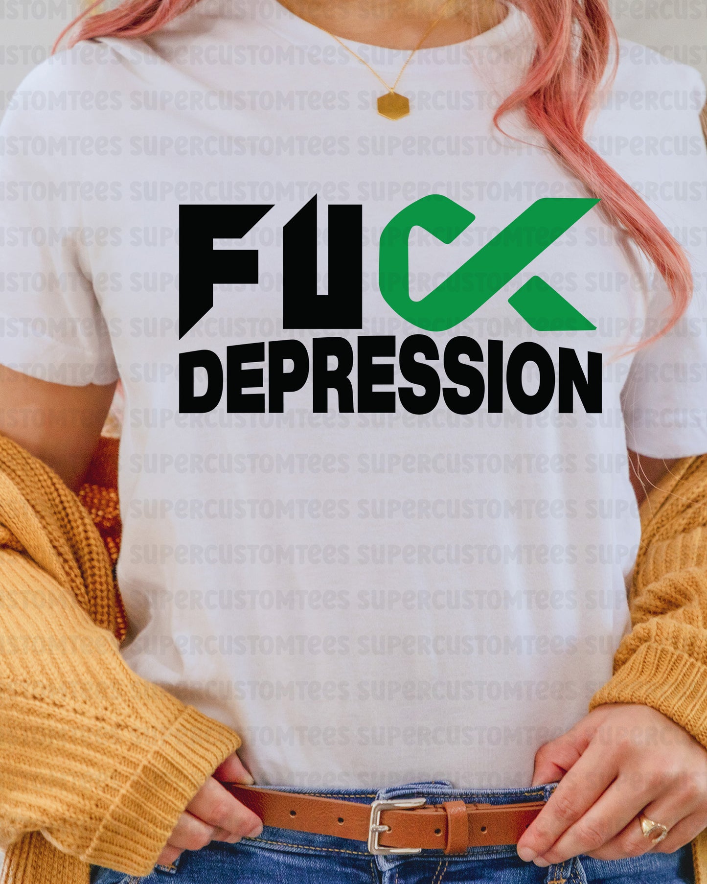 Depression Awareness Heat Transfer for Shirt