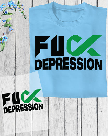 Depression Awareness Heat Transfer for Shirt