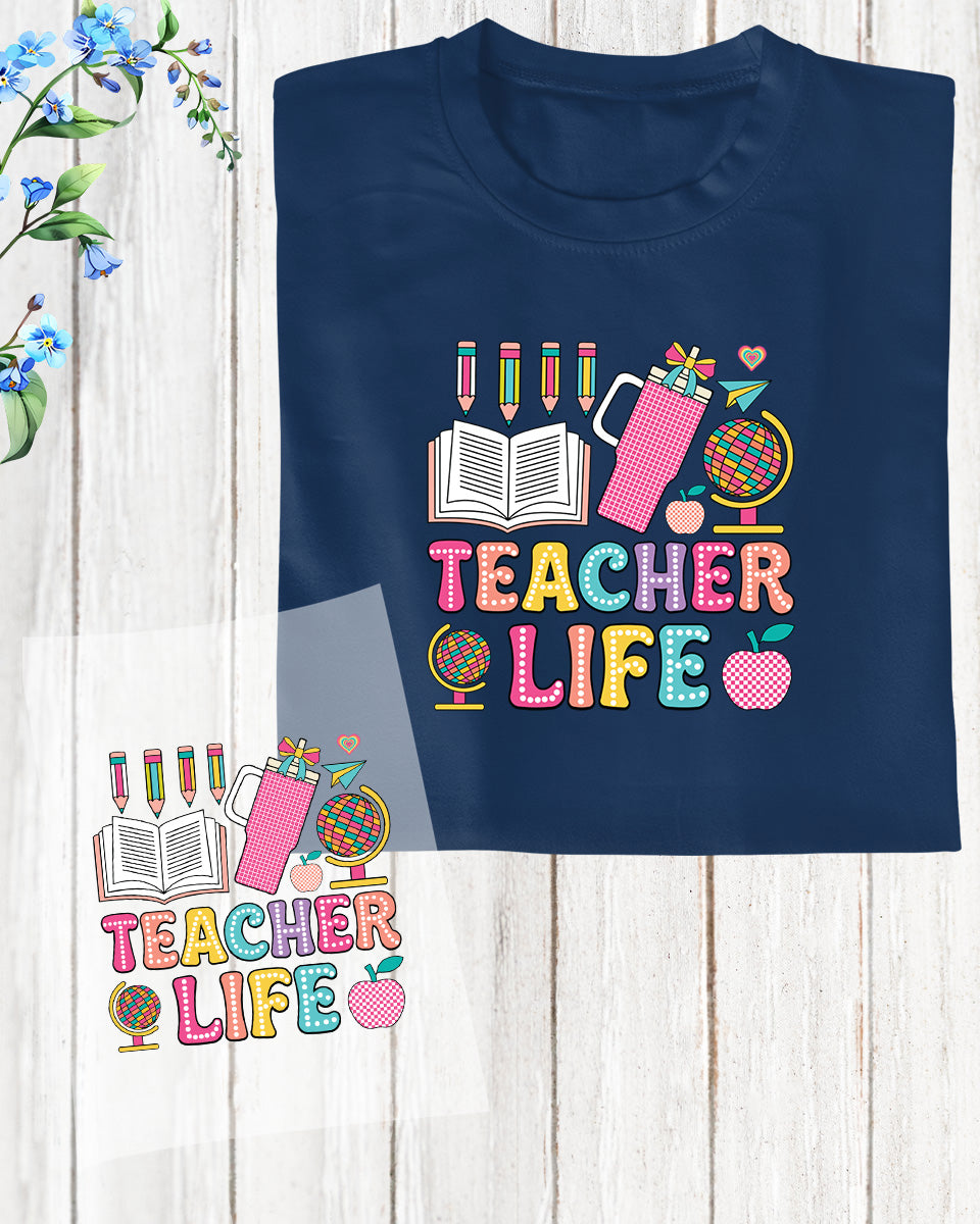 Teacher Life DTF Transfer Film