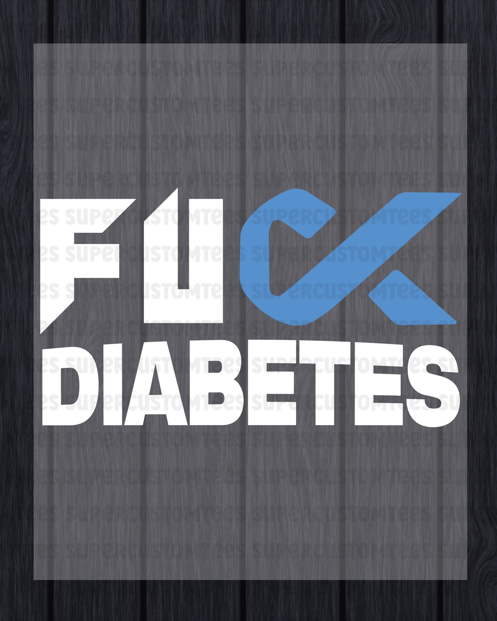 Diabetes Awareness DTF Transfer