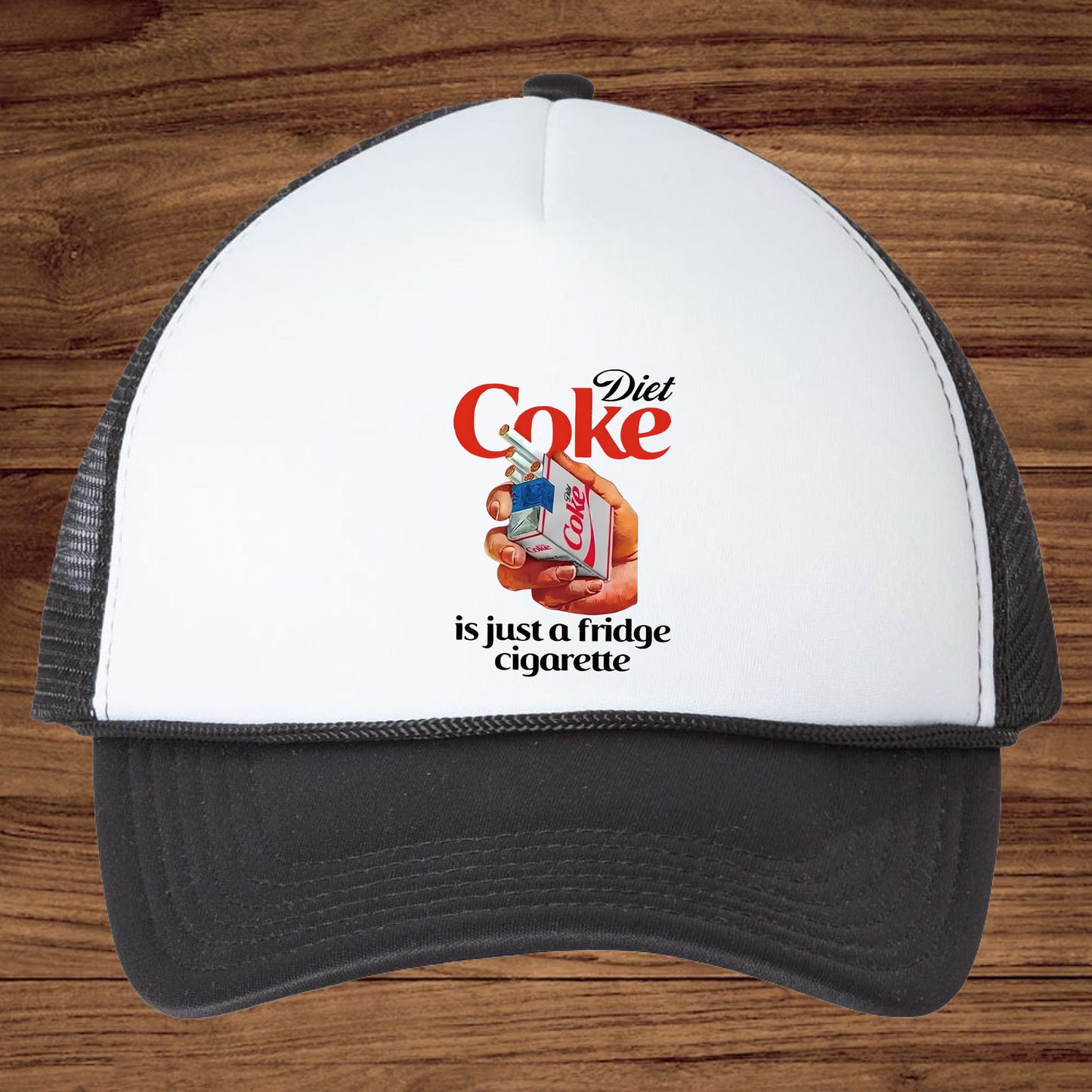 Diet Coke DTF Transfer Ready to Press, Just a Fridge Cigg Diet Coke Heat Transfer For Shirt, Sarcastic Meme UV Sticker Prints