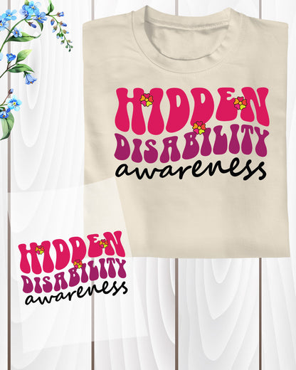 Disability Awareness DTF Transfer Ready to Press