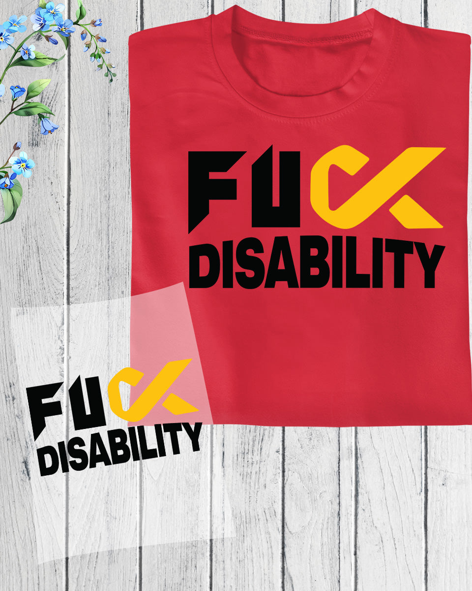 Disability Awareness Heat Transfer for Shirt