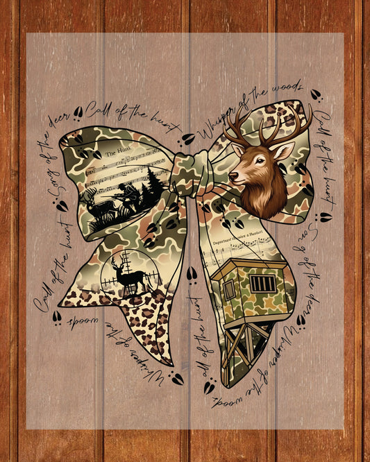 Hunting Coquette DTF Transfer 