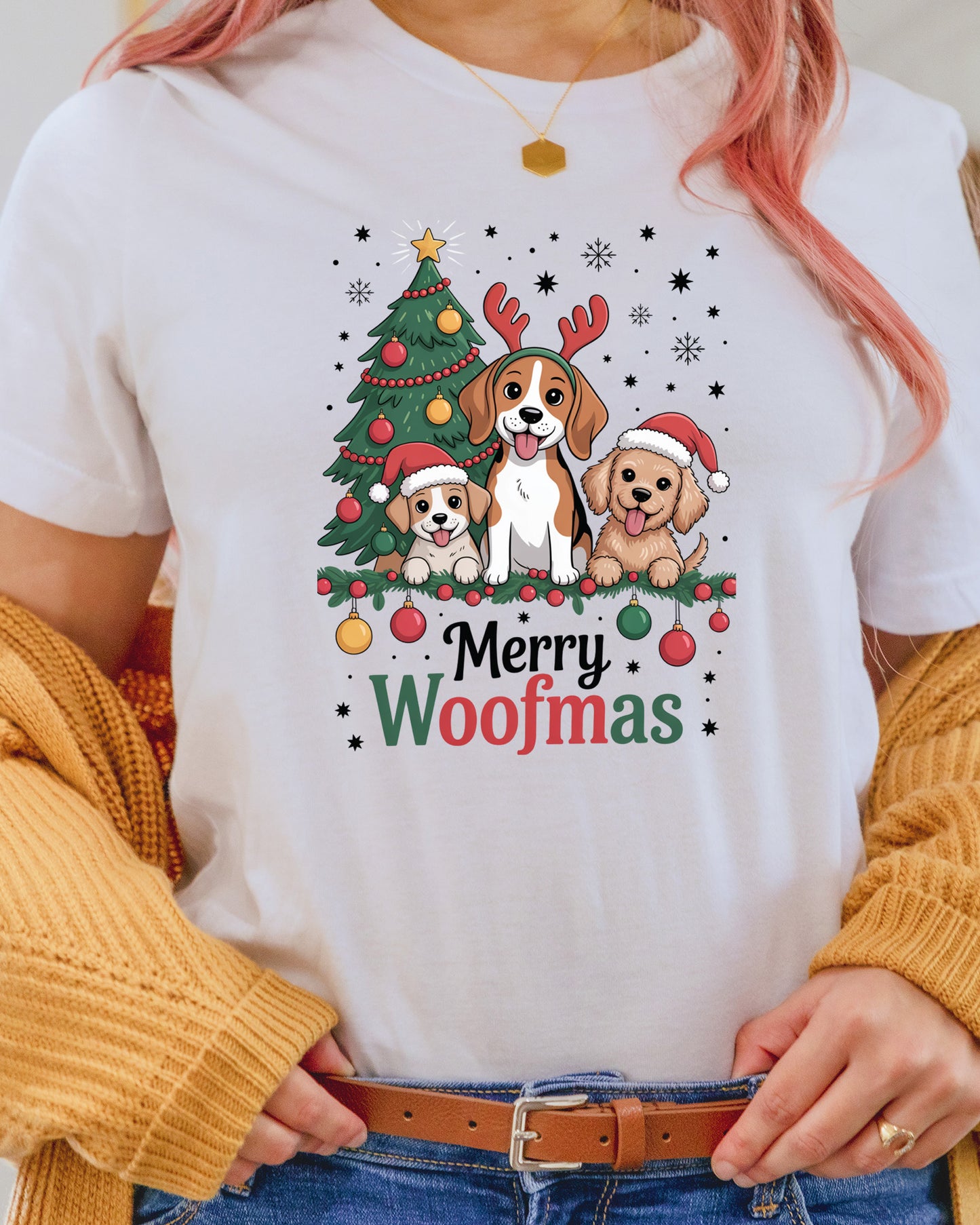 Dog Mama Christmas DTF Transfer