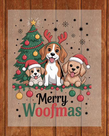 Dog Mama Christmas DTF Transfer