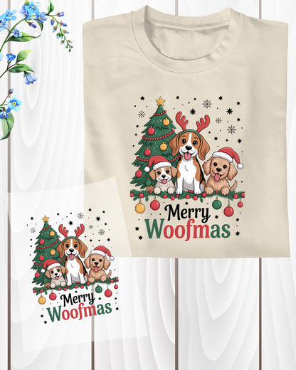 Dog Mama Christmas DTF Transfer