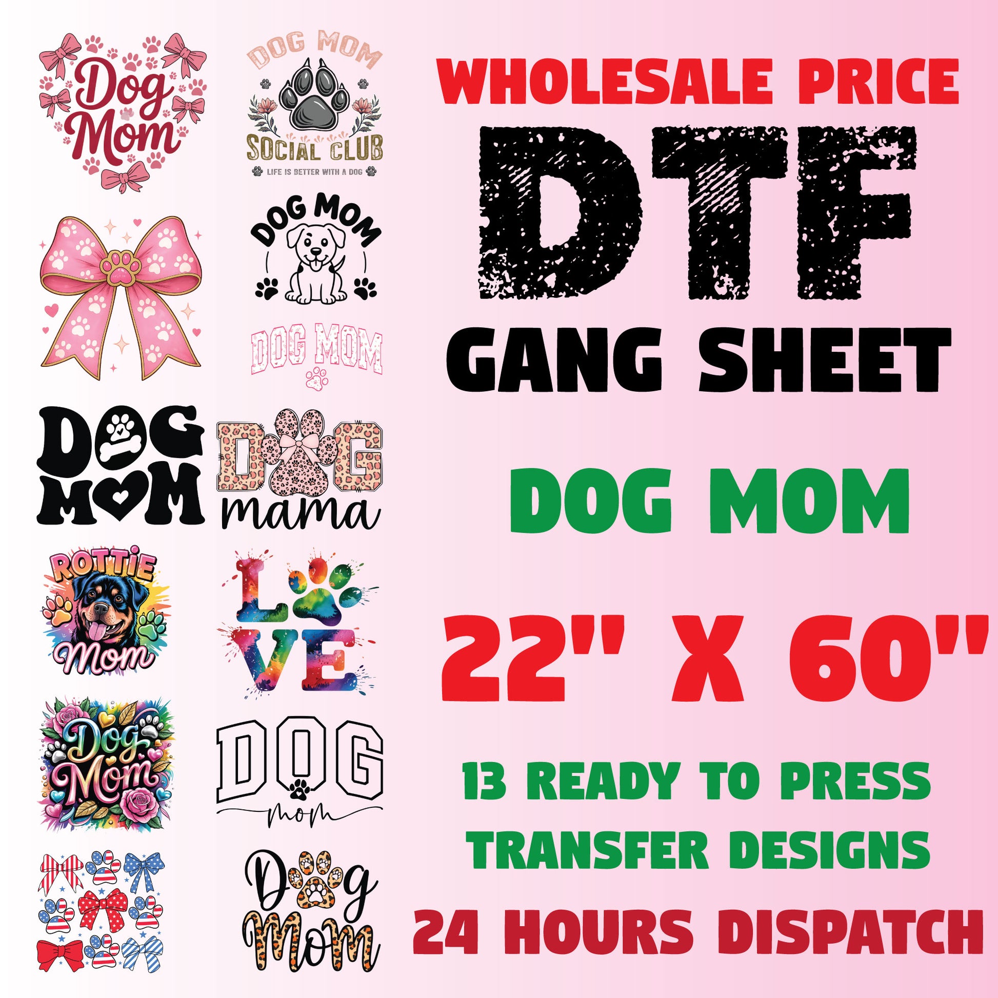 Dog Mom Gang Sheet