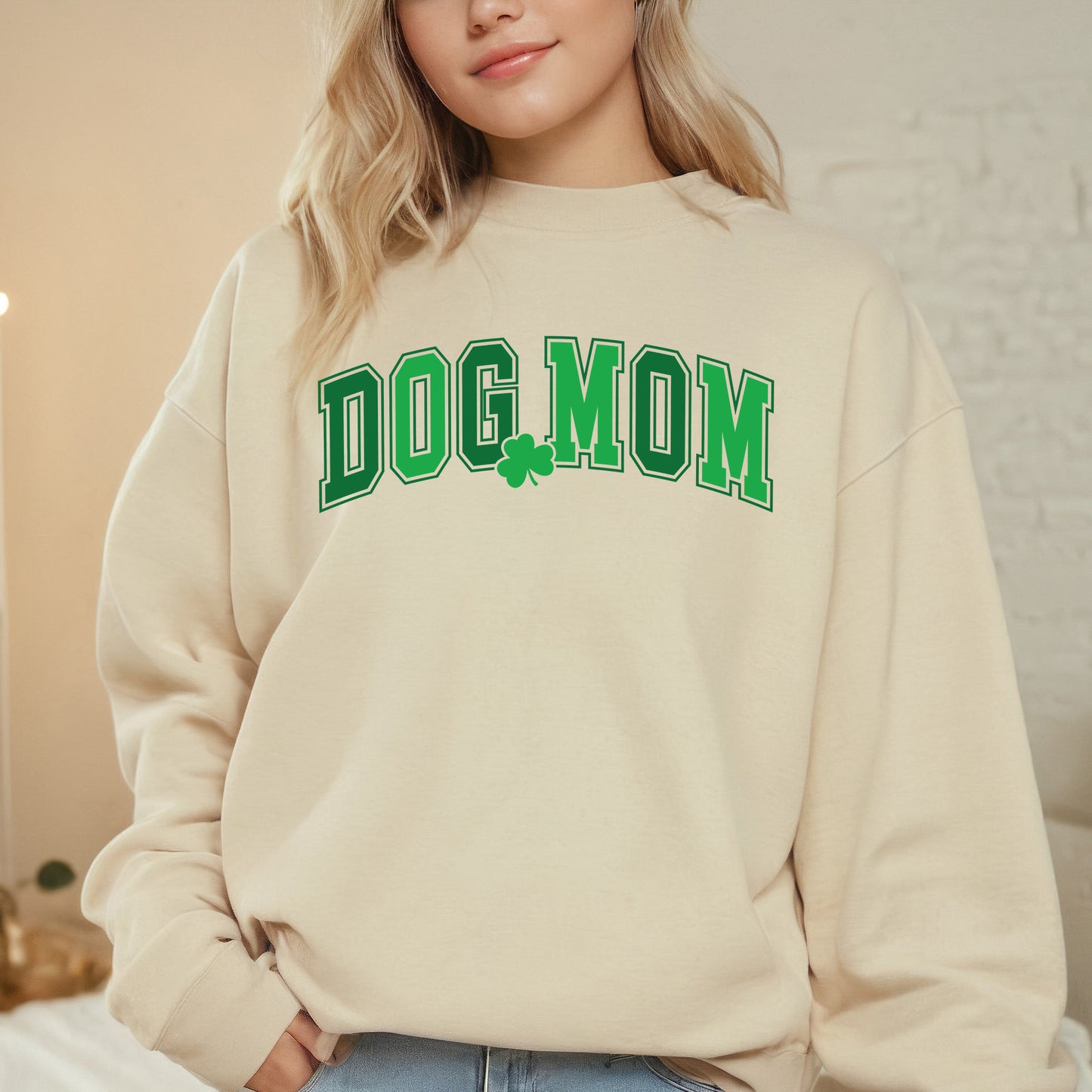 Dog Mom St Patricks Day DTF Transfer