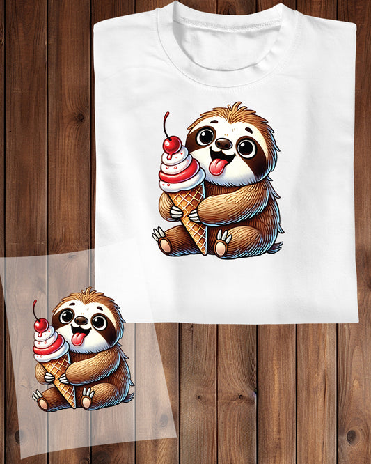 Summer Sloth DTF Transfer Film