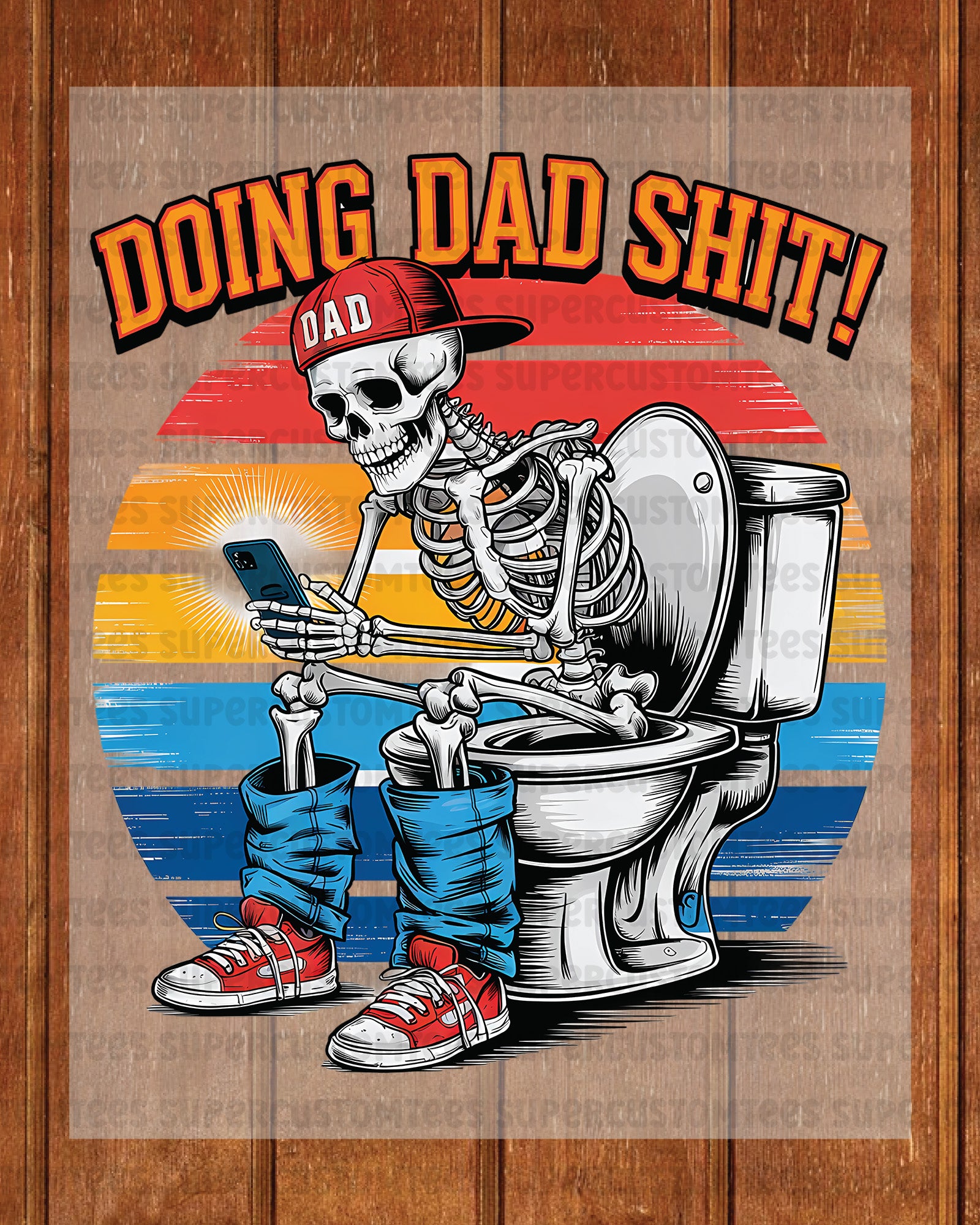 Doing Dad Shit Funny Shirt DTF Transfer