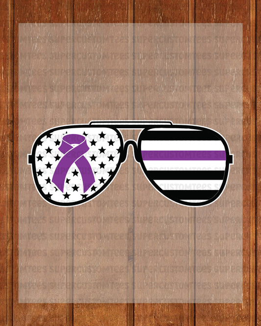 Domestic Violence Awareness DTF Transfer Ready to Press