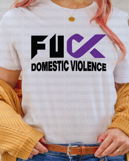 Domestic Violence Awareness Heat Transfer for Shirt