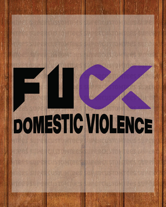 Domestic Violence Awareness Heat Transfer for Shirt