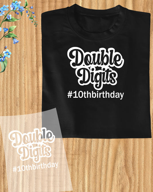 Happy Double Digit DTF Transfer Film