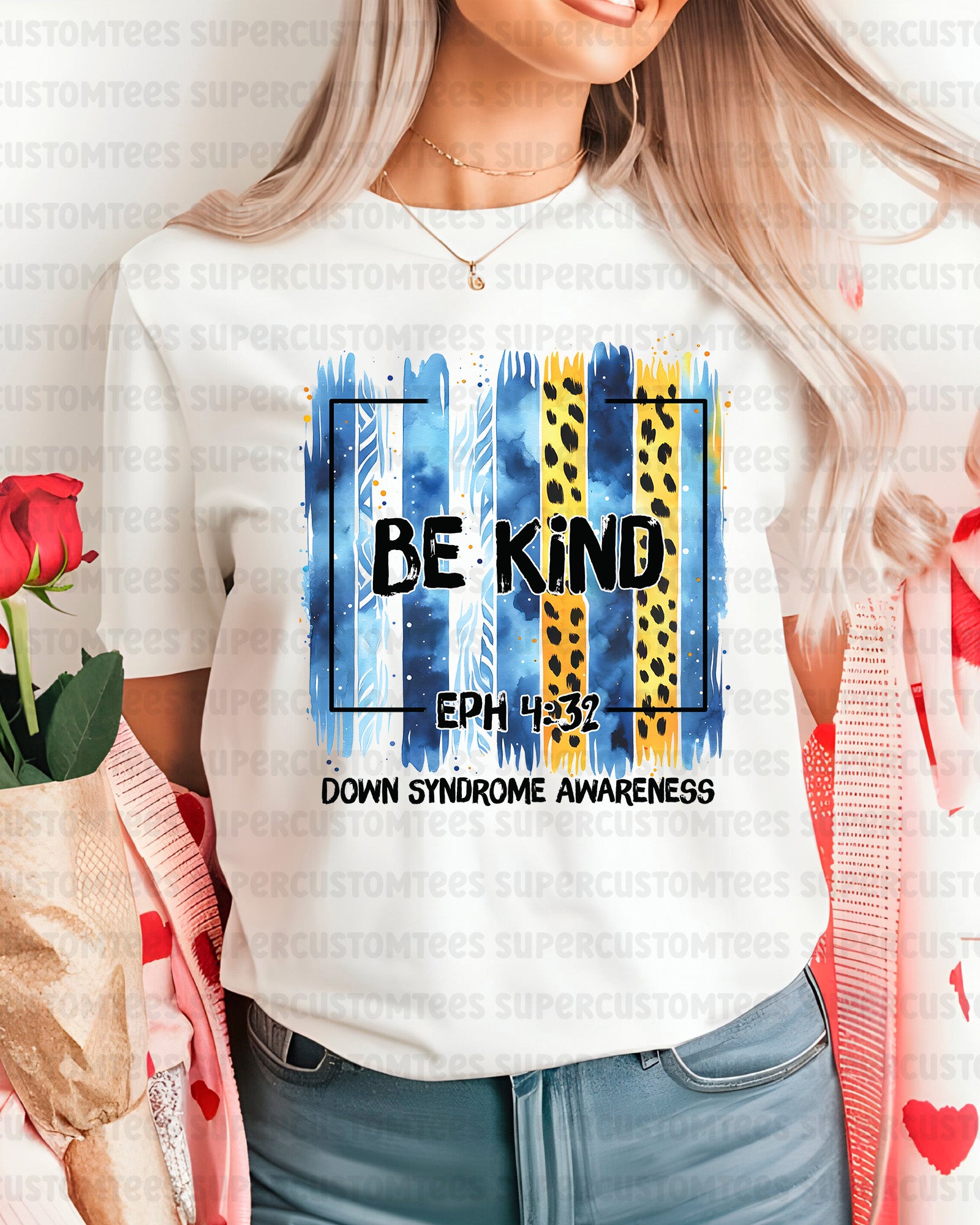 Down Syndrome Awareness DTF Transfer Ready to Press