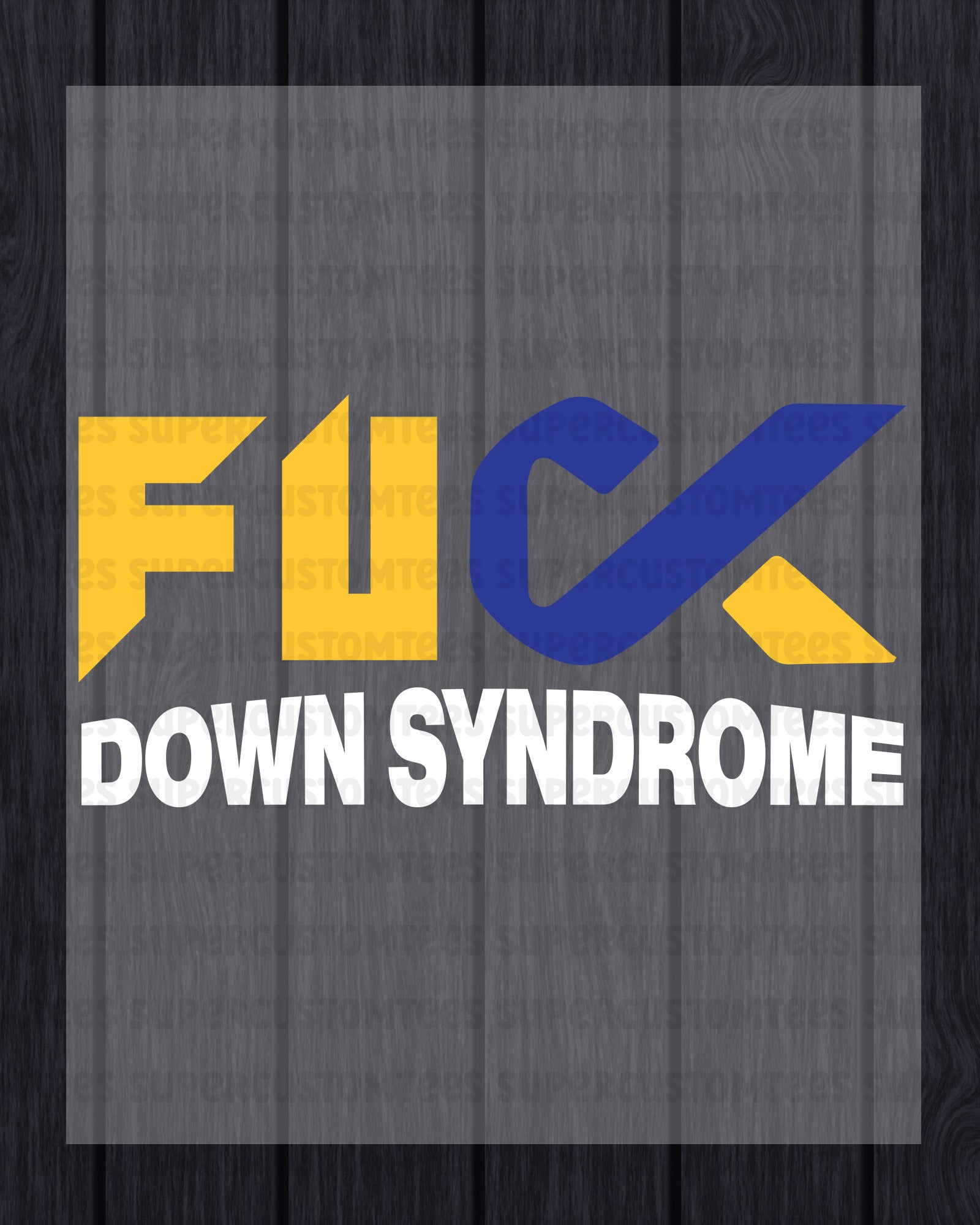 Down Syndrome Awareness Heat Transfer for Shirt