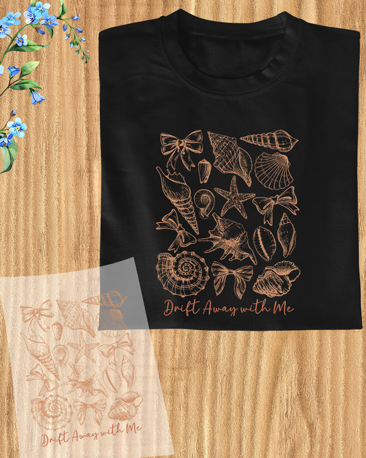 Drift Away Summer Beach DTF Transfer