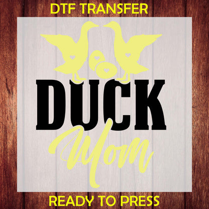 Duck Mom DTF Transfer