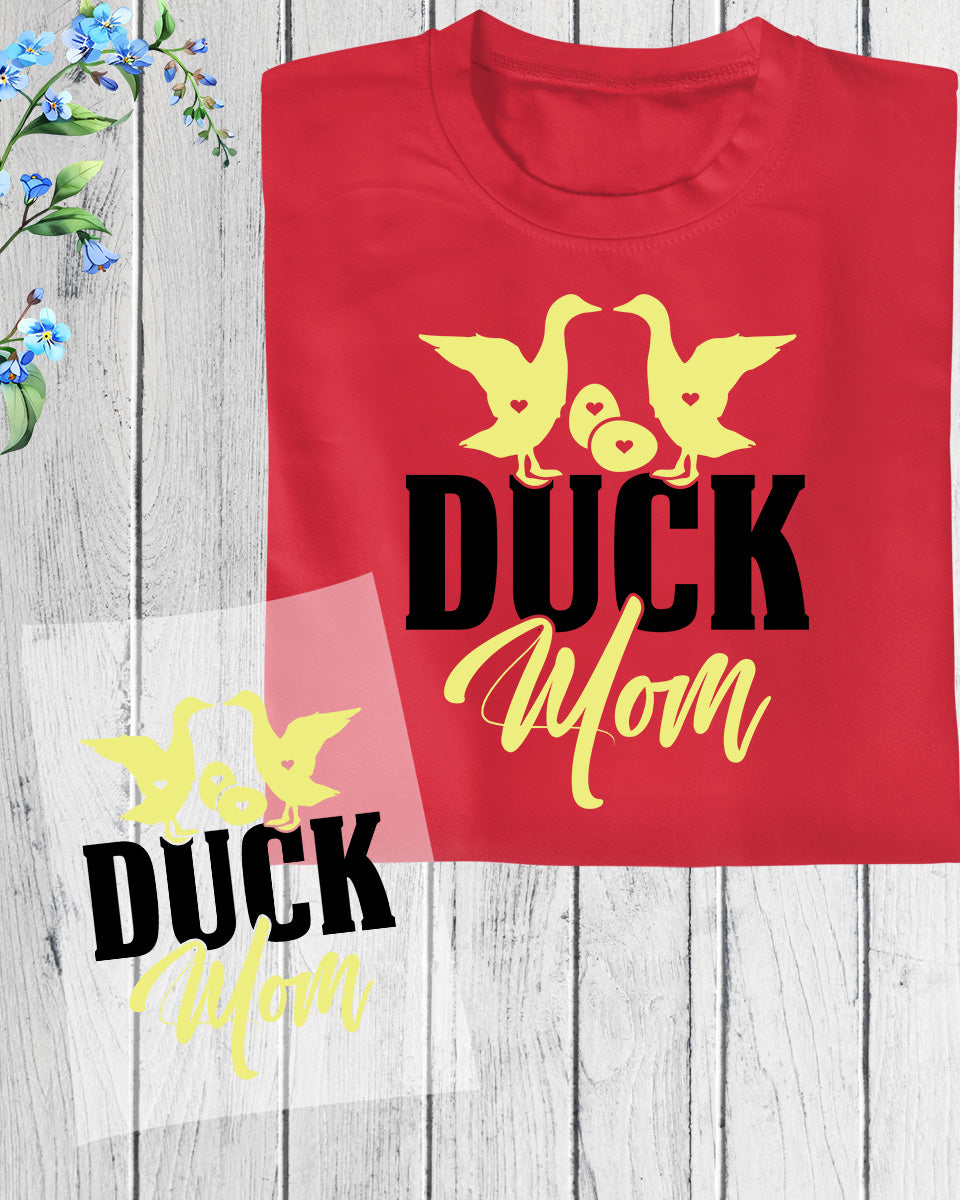 Duck Mom DTF Transfer
