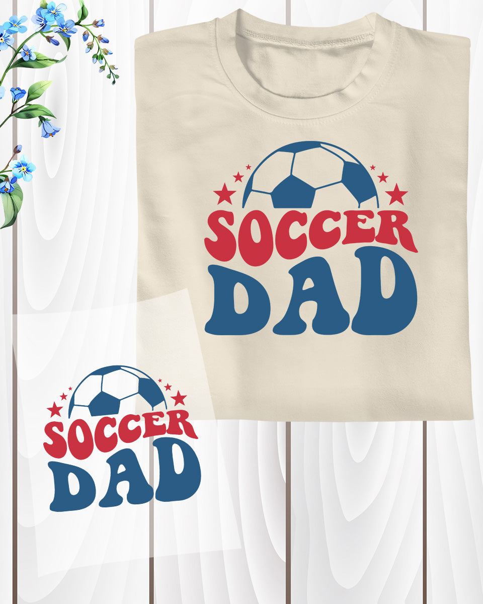Soccer Dad Gifts DTF Transfer Film
