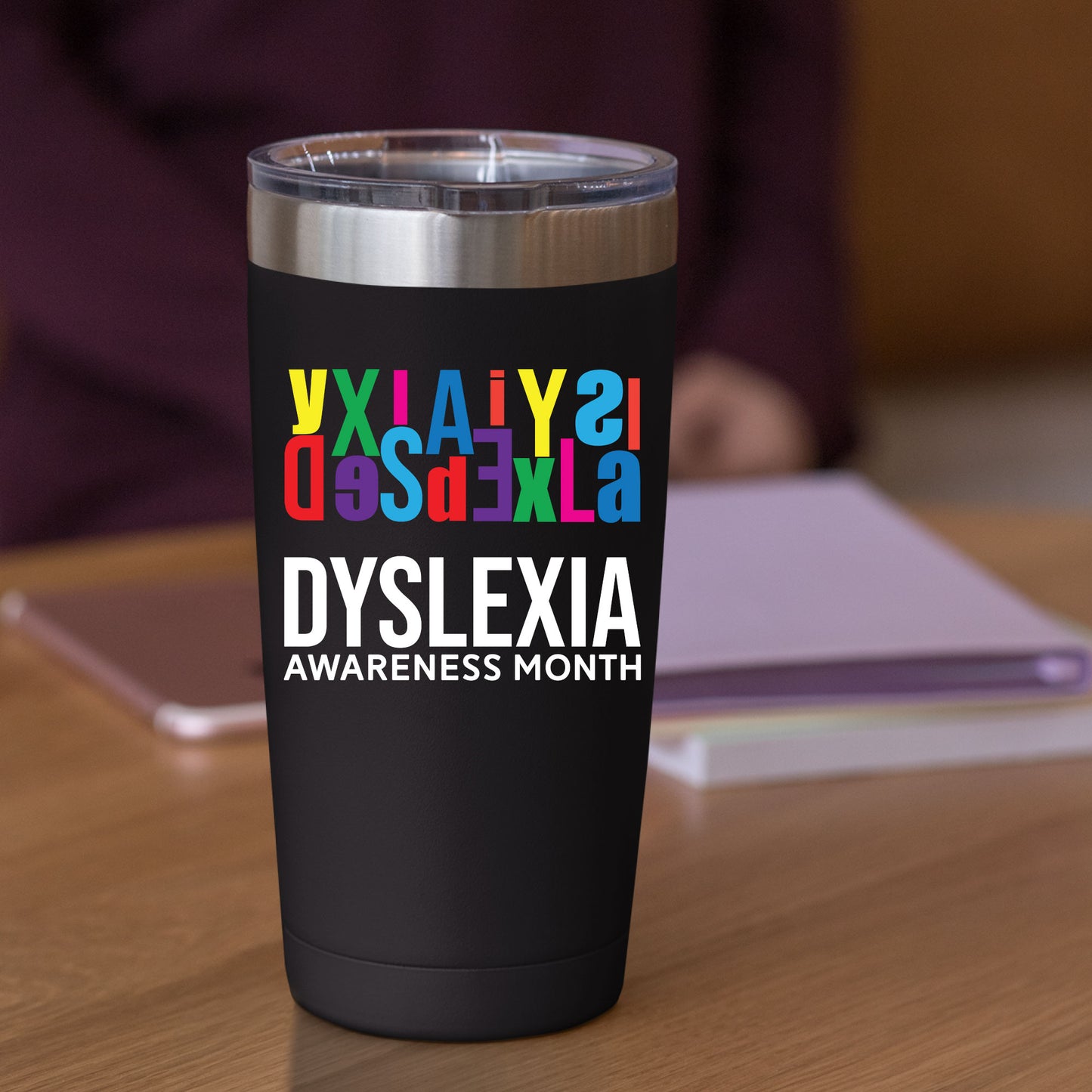 Dyslexia Awareness DTF Transfer Ready to Press