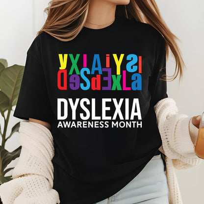 Dyslexia Awareness DTF Transfer Ready to Press