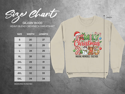 Family Christmas 2023 Making Memories Together Sweatshirt