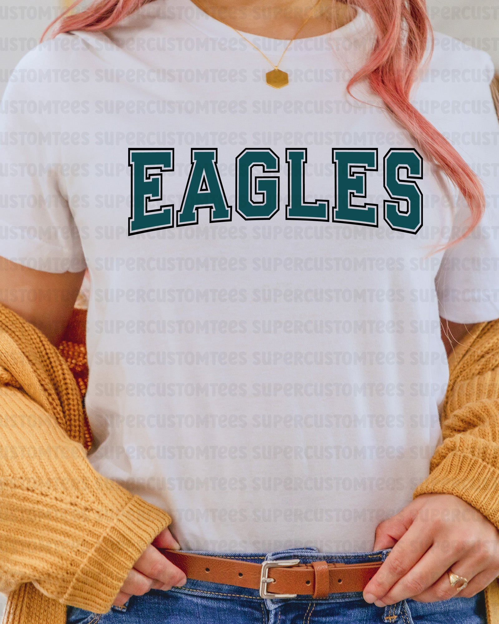 Eagles DTF Transfer Ready to Press