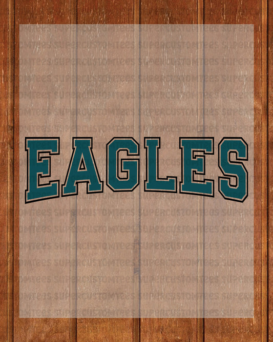 Eagles DTF Transfer Ready to Press