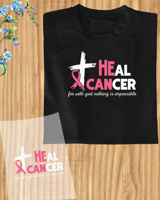 Fight Breast Cancer Heal DTF Transfer Film