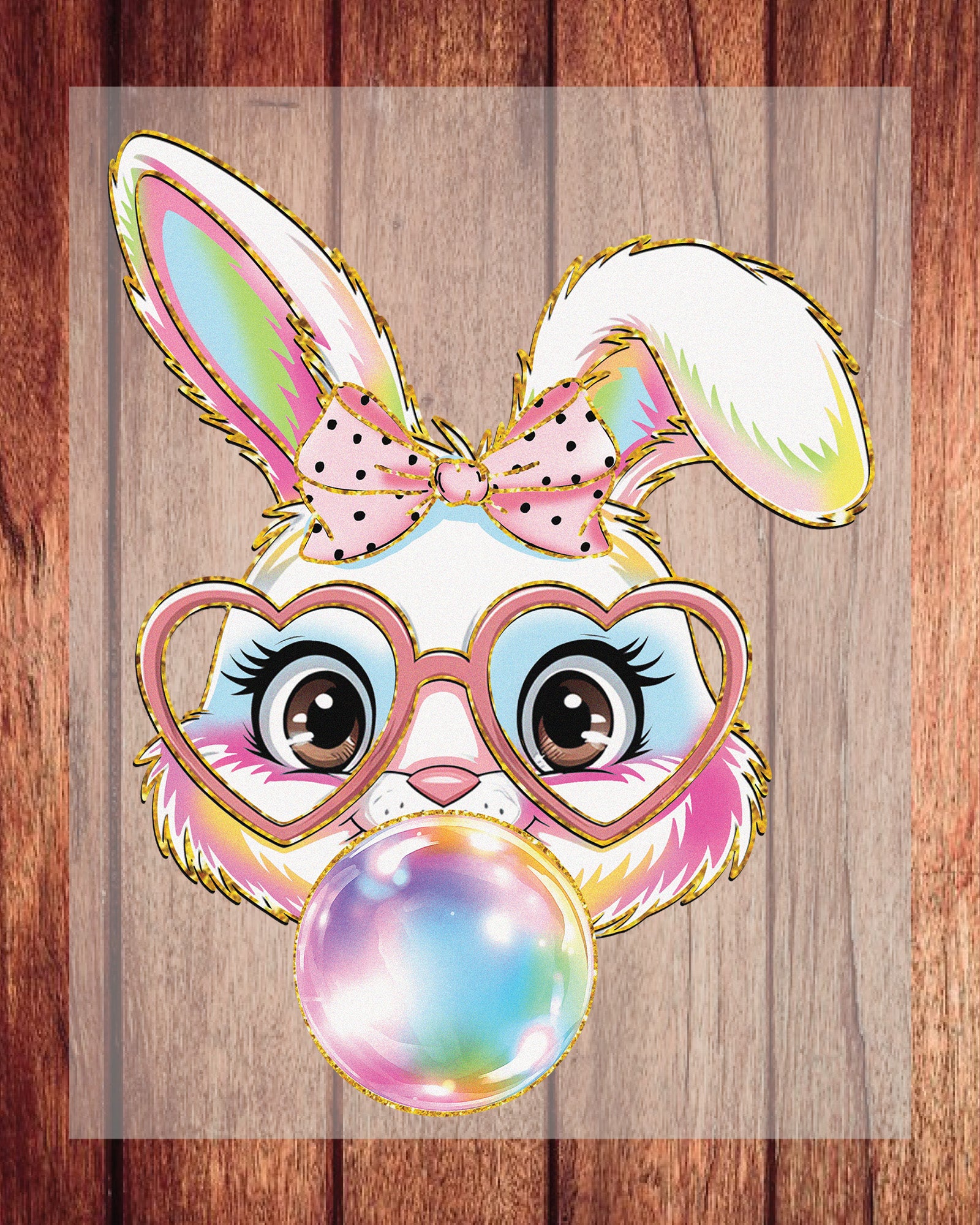 Easter Bunny Coquette DTF Transfer