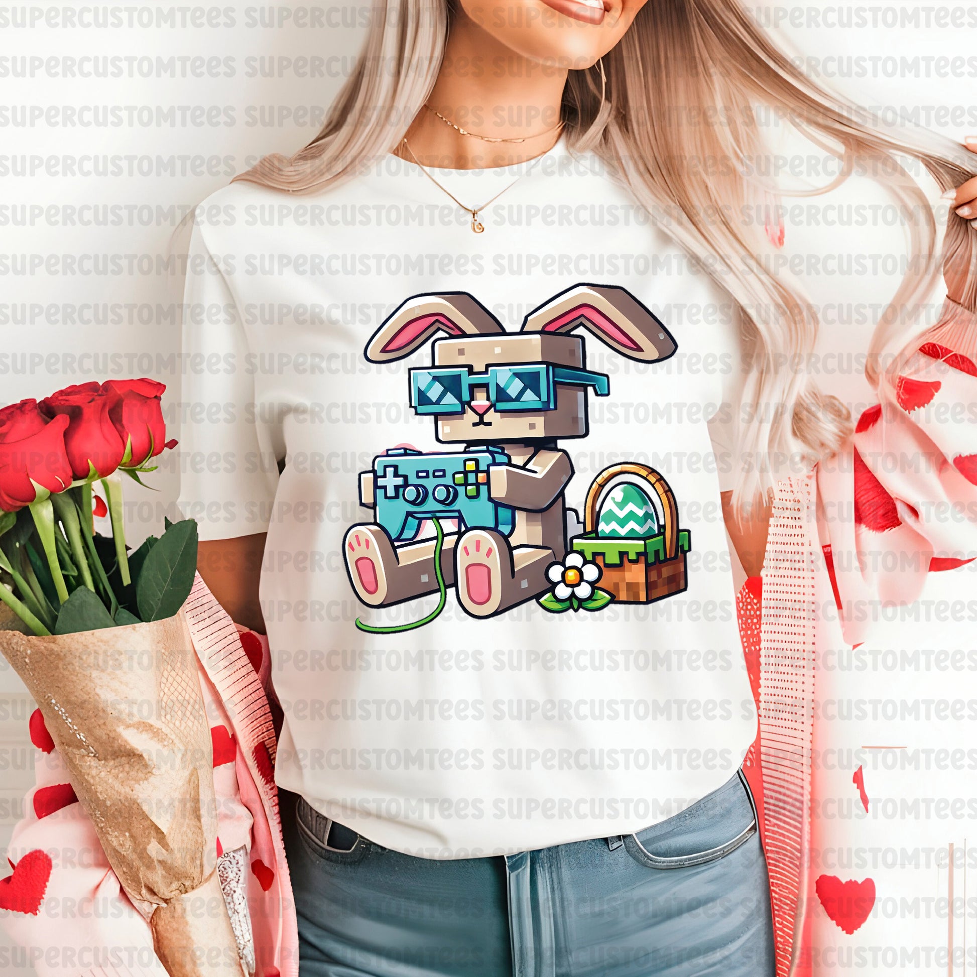 Easter Gamer DTF Transfer