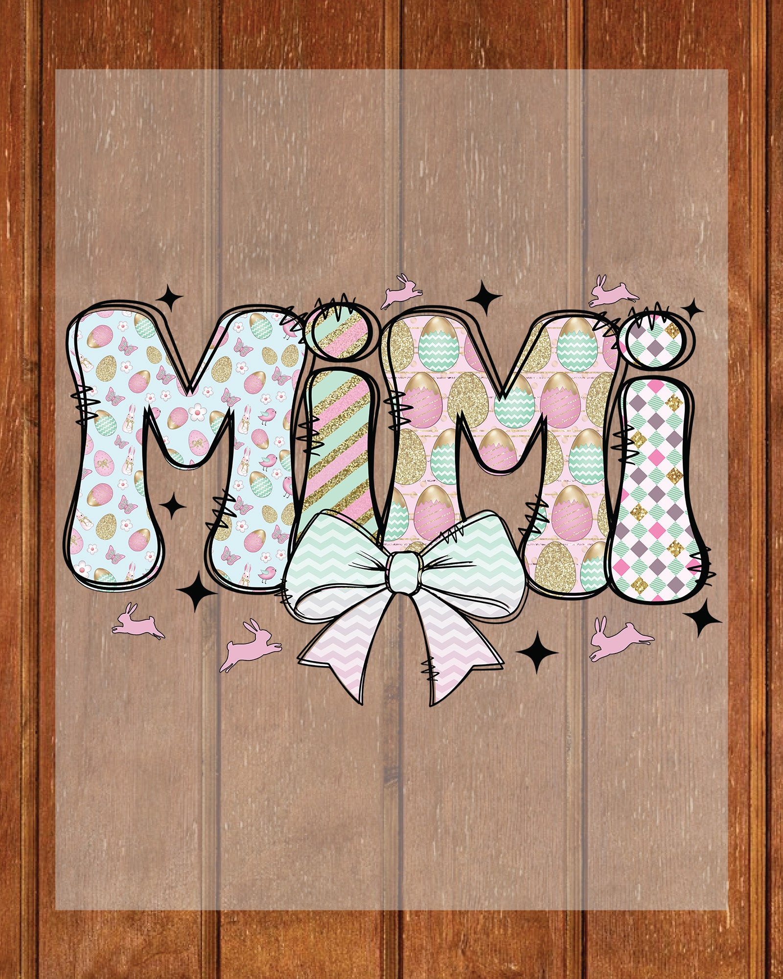 Easter Mimi Coquette Bow DTF Transfer
