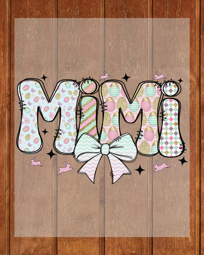 Easter Mimi Coquette Bow DTF Transfer