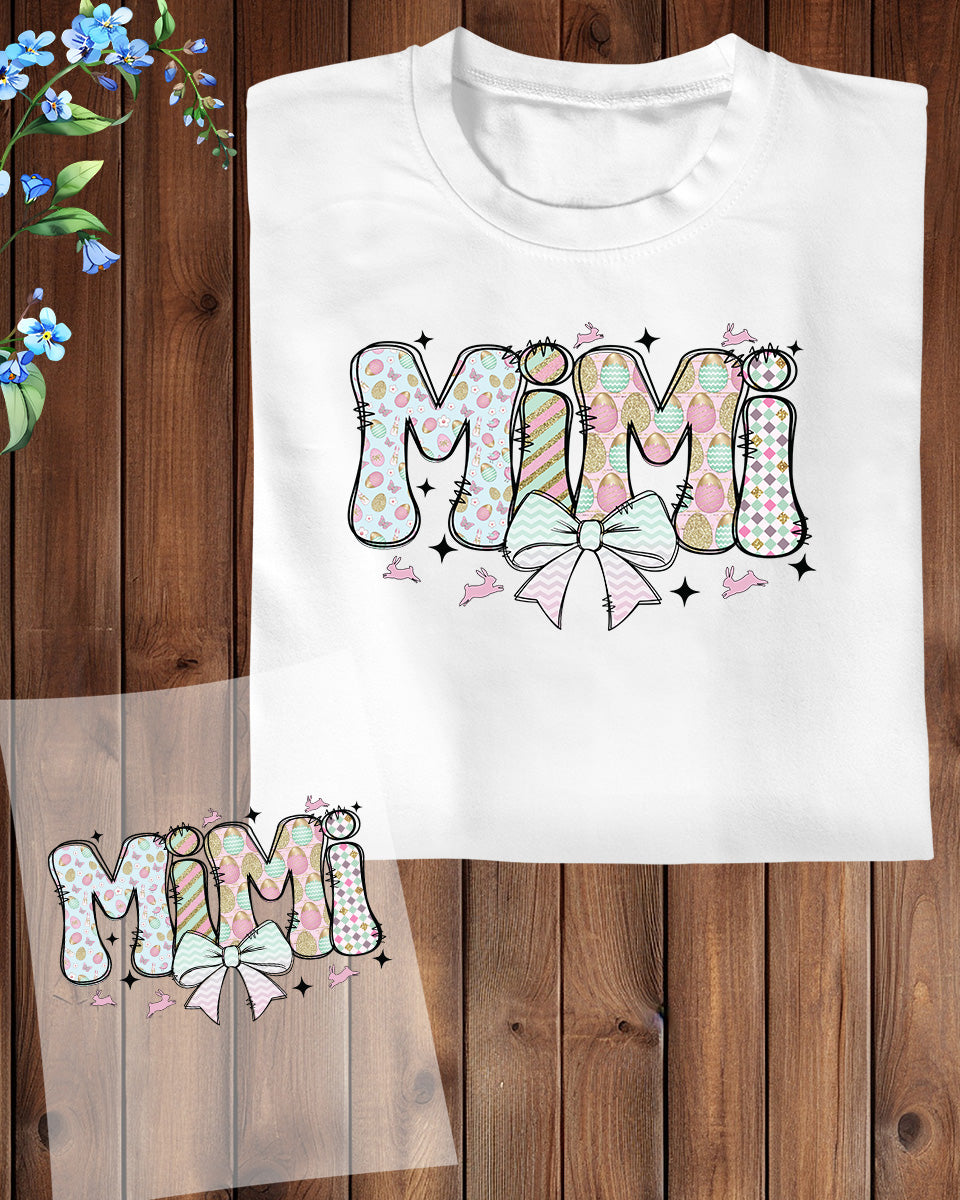 Easter Mimi Coquette Bow DTF Transfer