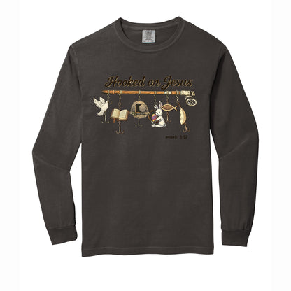 Hooked on Jesus Comfort Colors T Shirt