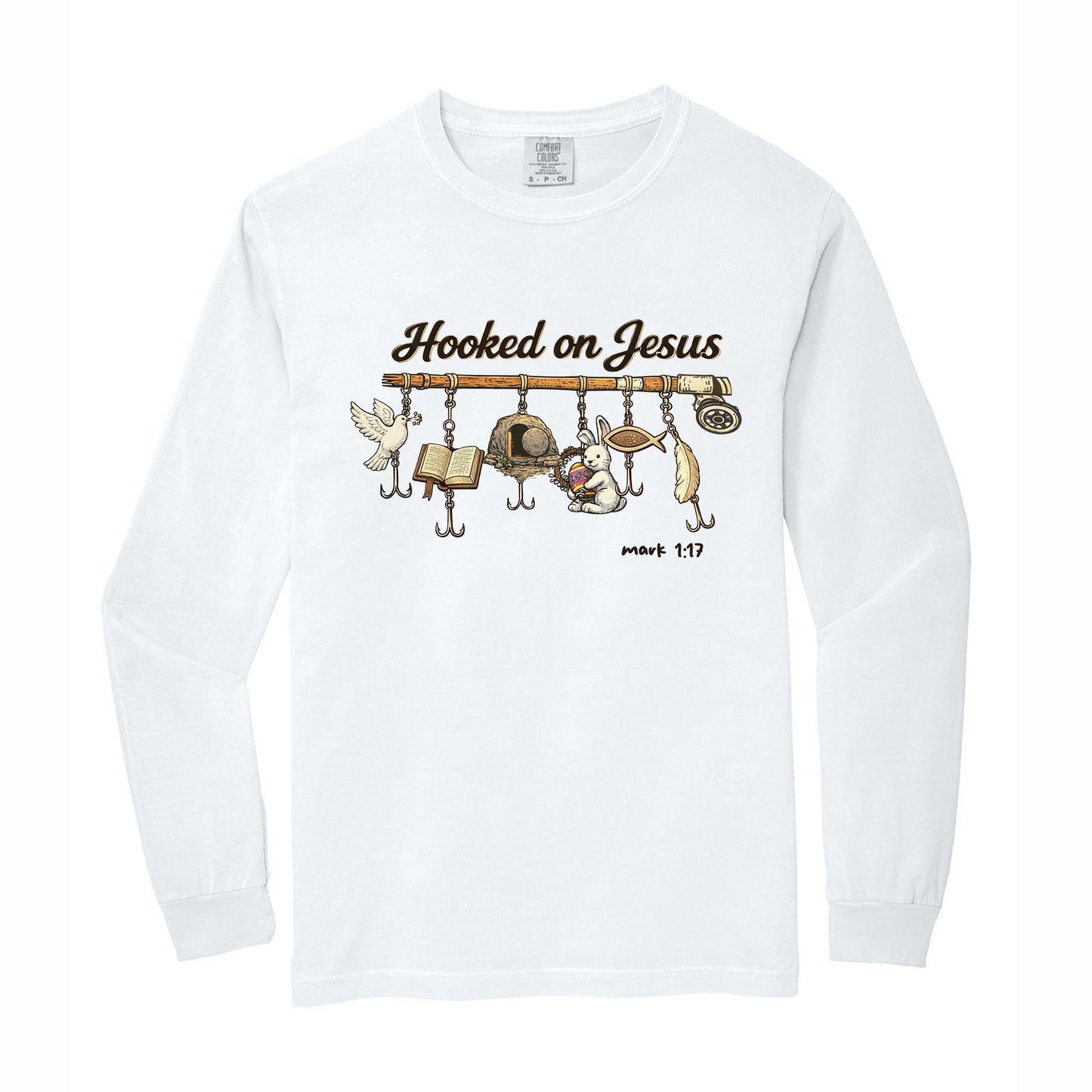 Hooked on Jesus Comfort Colors T Shirt