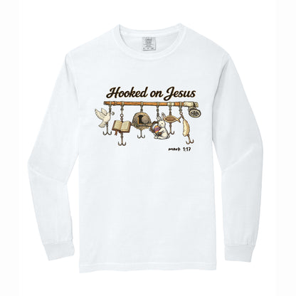 Hooked on Jesus Comfort Colors T Shirt