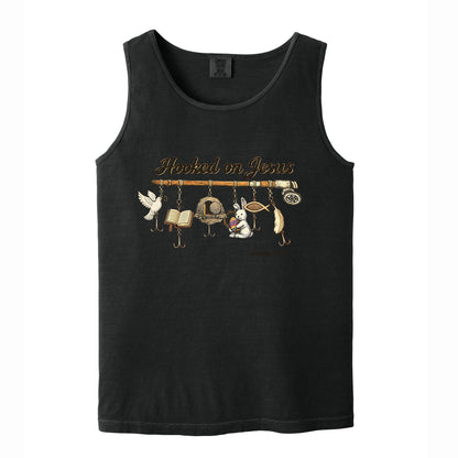 Hooked on Jesus Comfort Colors T Shirt