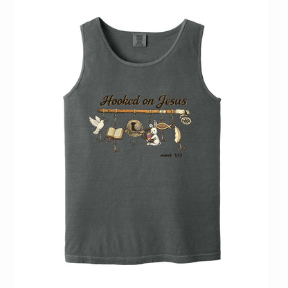 Hooked on Jesus Comfort Colors T Shirt