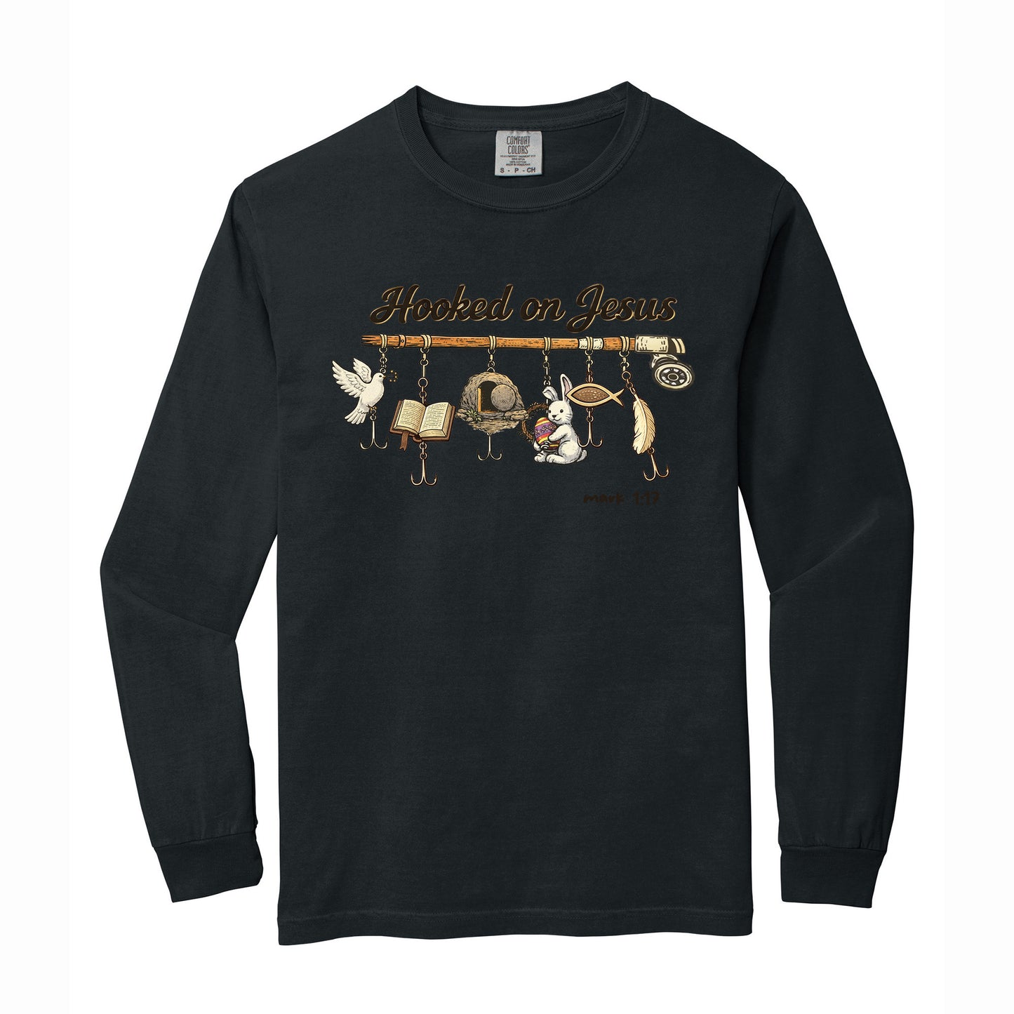 Hooked on Jesus Comfort Colors T Shirt
