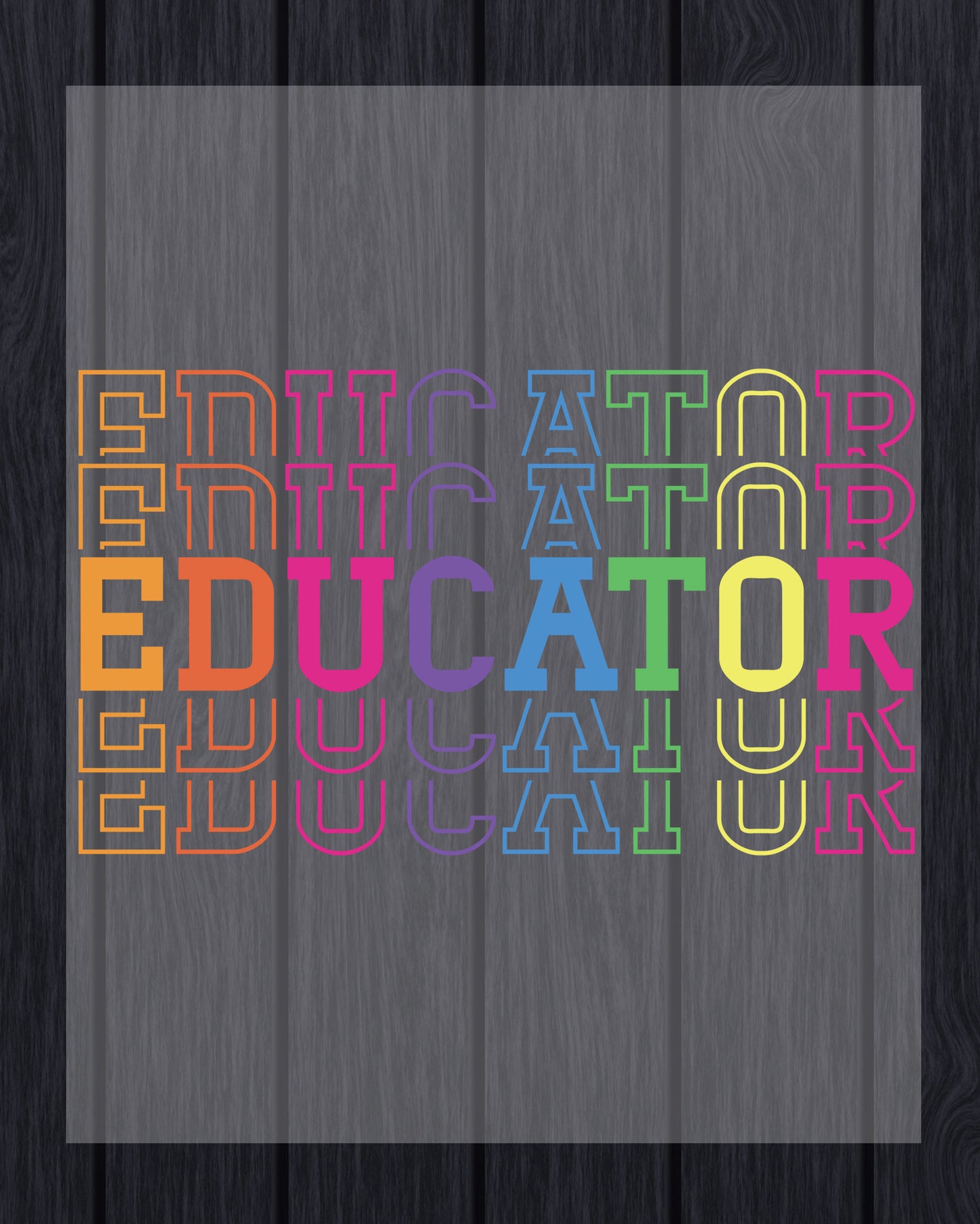 Educator Back to School DTF Transfer