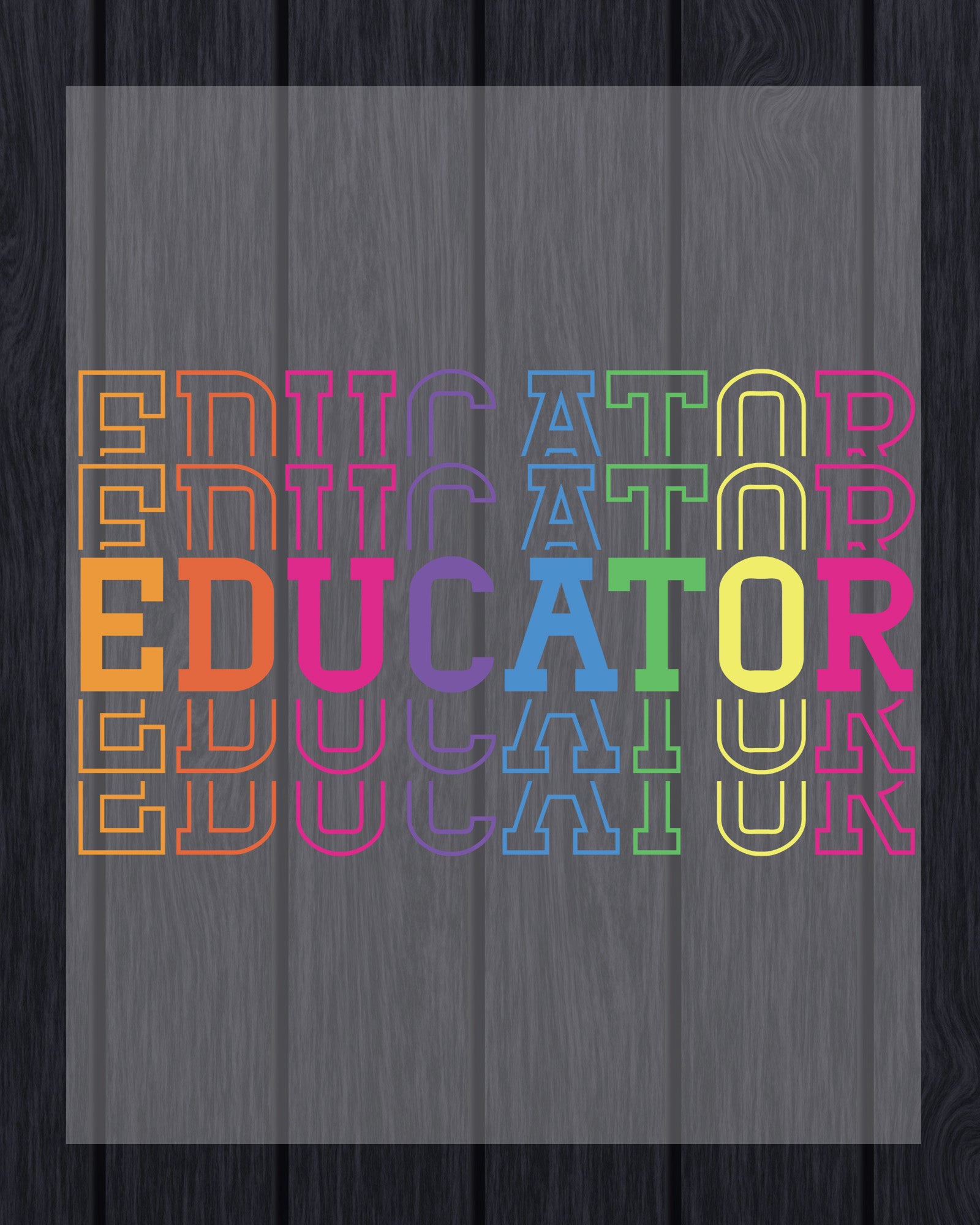 Educator Back to School DTF Transfer