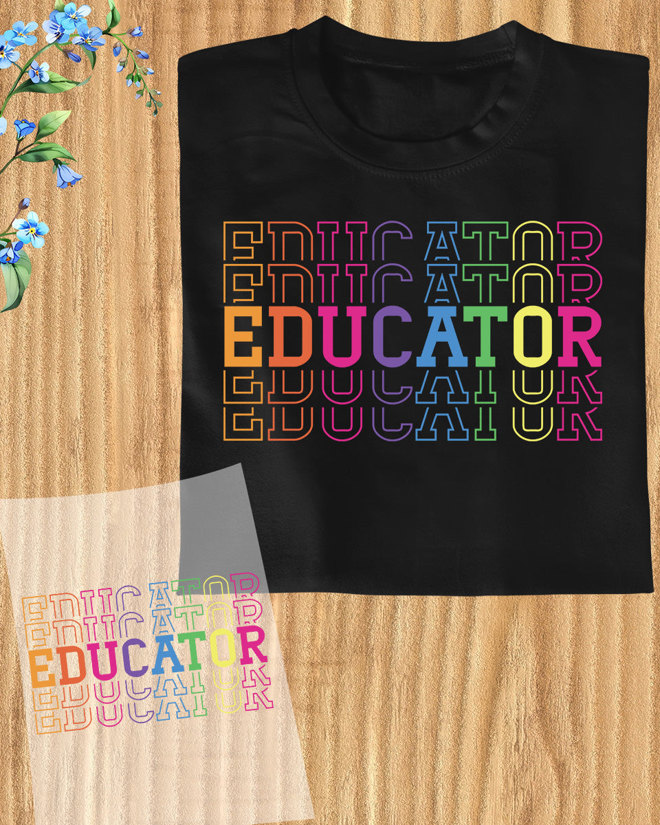 Educator Back to School DTF Transfer