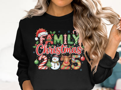 Festive Family Christmas 2023 Long Sleeve Top