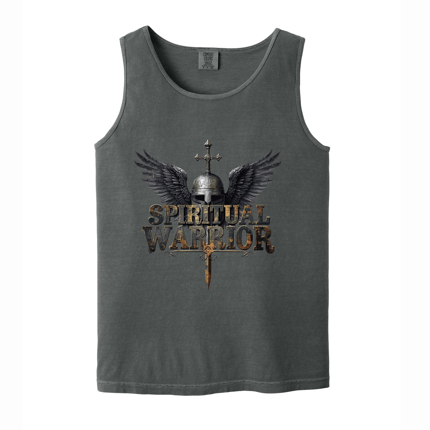 Christian Spiritual Warrior Comfort Colors T Shirt