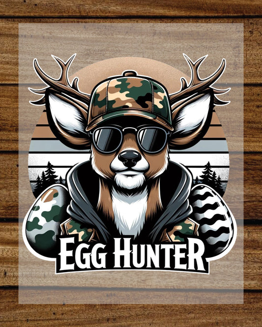 Egg Hunter Deer Buck Kids Easter DTF Transfer