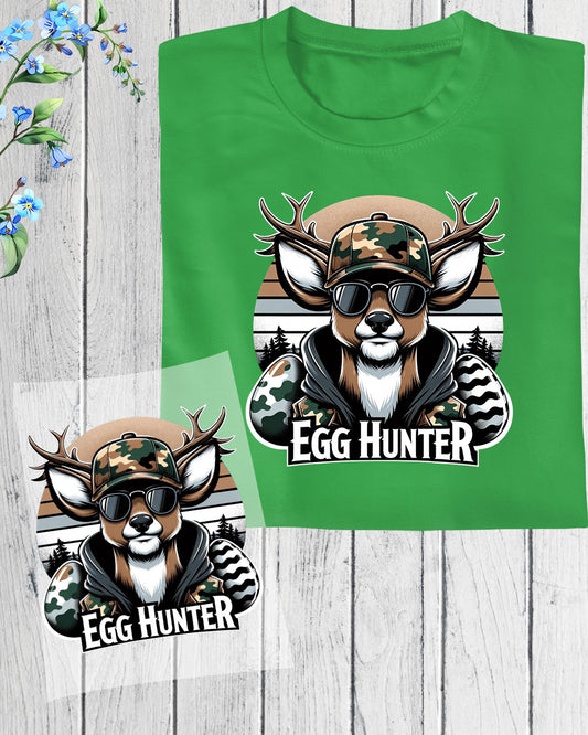 Egg Hunter Deer Buck Kids Easter DTF Transfer